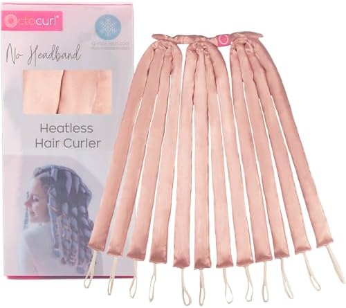 Octocurl No Headband Heatless Curling System for 360° Heat-Free Curls by Octocurl