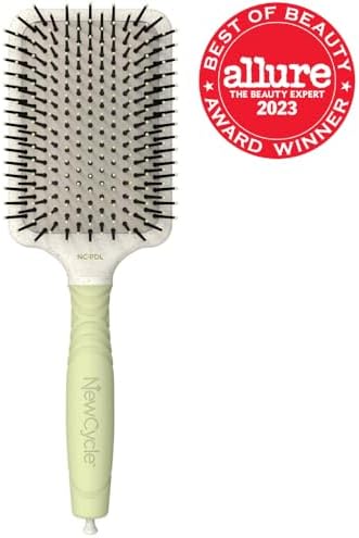 Olivia Garden NewCycle Professional Hair Brush is made from 100% recycled materials (except bristles and cushion), styles all hair types quickly and creates long lasting styles - Image 2