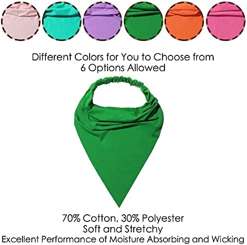 Vercret Hair Scarf Headband for Women,Boho Bandana Pretied Elastic Kerchief - Image 4