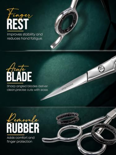 Premium Hair Cutting Scissors 6.5inch Stainless Steel Hair Scissors - Image 3