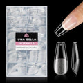 UNA GELLA Medium Coffin Nails Tips 216PCS 12 Sizes, X-Soft by UNAGELLA