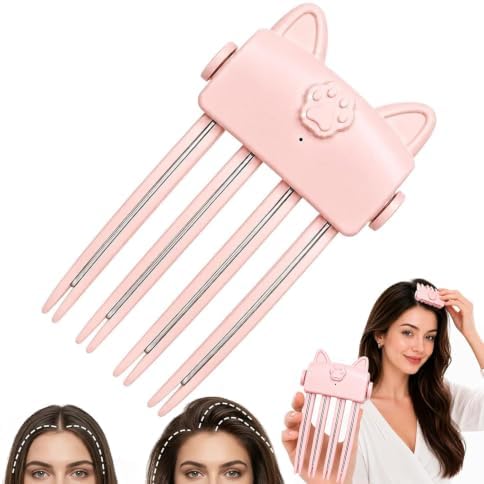 Wireless Heated Root Volumizer Clip, Pink by Unknown