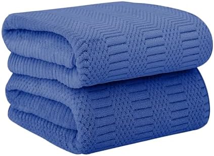 JML Microfiber Bath Towels, Navy, 30" x 60", 2 Pack by JML