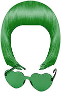MIAHART Green Short Bob Wig and Sunglass Set by MIAHART
