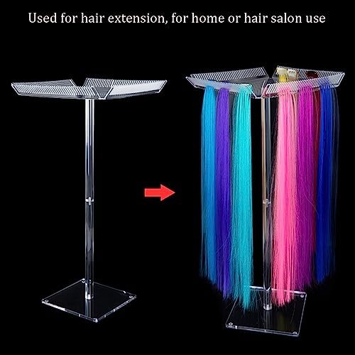 Acrylic Hair Extension Stand. Wigs Display Rack Stand (high 54CM) - Image 2