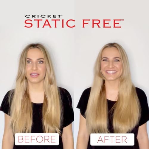 Cricket Static Free Fast Flo Color Vent Hair Brush - Quick and Blow Drying, Detangling, and Frizz-Free Styling - Anti-Static Bristles, Ideal for All Hair Types, So Rad (Red) - Image 3