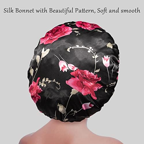 ROYBENS Satin Bonnet Hair Bonnet for Sleeping, Cute Sleep Bonnets for Women - Image 3