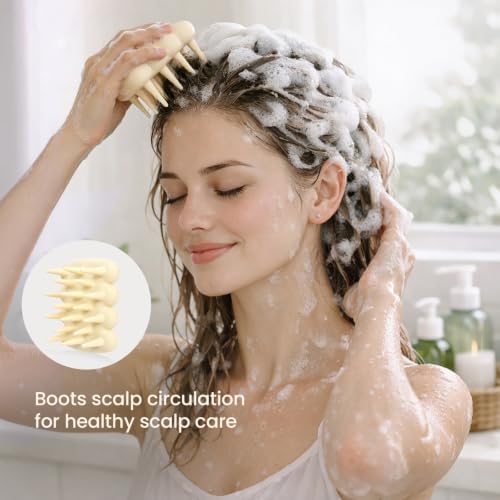 Scalp Massager Hair Growth Scrubber Dandruff Removal Hair Care - Image 2
