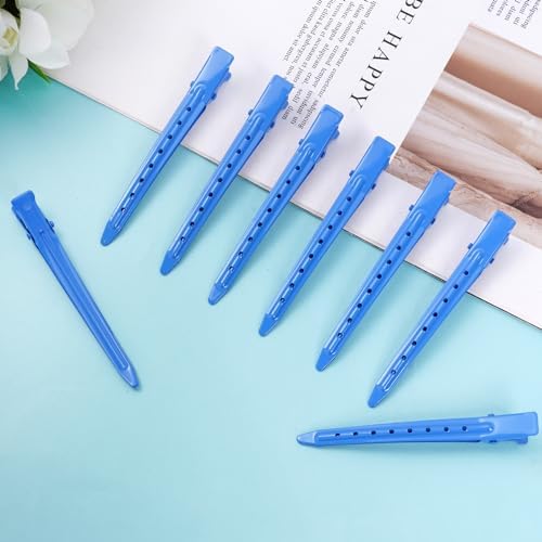Bantoye 24 Packs Duck Bill Clips 3.35 Inch Metal Alligator Clip, Dark Blue - Image 5