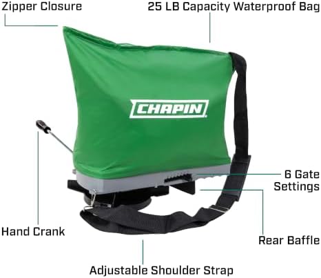 CHAPIN 84700G TurfPro 25 lb Handheld Bag Spreader, Grass Seed & Fertilizer - Image 3
