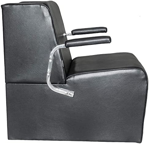 Chromium PureSana Vinyl Salon Dryer Chair - Black - 32.7 x 24.2 x 31.9 in - Image 5