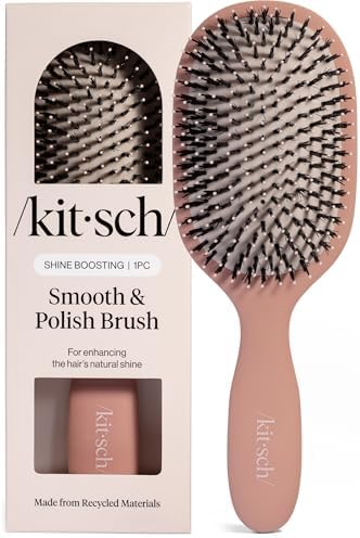 Kitsch Smooth & Polish Hair Brushes For Women and Men - Terracotta by Kitsch