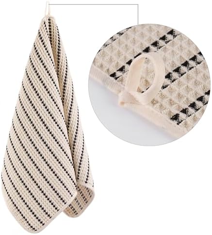 POLYTE 430 GSM Poly Blend Microfiber Quick Dry Waffle Hand Towel, 16x30 in - Image 3