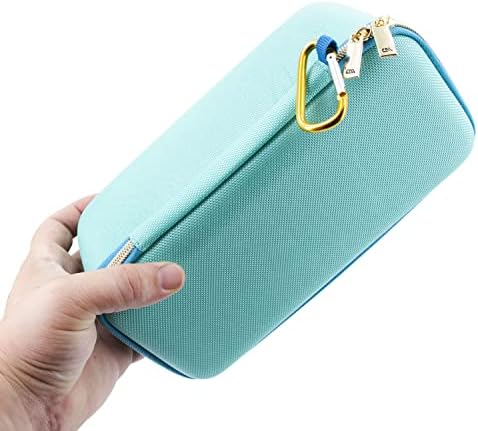 CASEMATIX Clipper Case Holds Clippers, Hair Buzzers, Trimmers, T Finisher Liner - Barber Travel Case For Stylist, Hairstylist and Salon Hair Cutting Supplies, Turquoise - Image 6