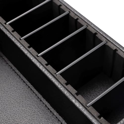 Barber Storage Box,Hairdressing Tool Holder, Multifunctional Detachable Large Storage Box, Shear Holder PU Leather Salon Scissors Holder, Hair Cutting Tools Storage Case for Barber Accessories(Large) - Image 6