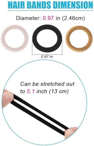 120 PCS Baby Hair Ties, Toddler Elastic Hair Bands Small Hair Ties Brown - Image 4