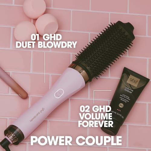 ghd Duet Blowdry-Hair Dryer Brush | Wet to Blow Dried with No Heat Damage | 3X More Volume with 24 Hour Long-Lasting Results | Blow Dry with No Fizz | 50% More Shine - Image 6