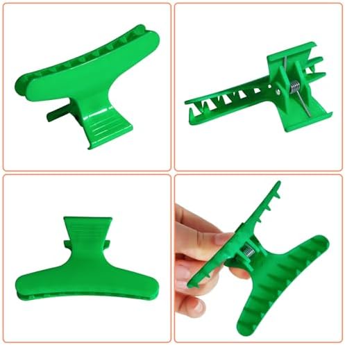 Ondder Green Butterfly Hair Clips for Styling Sectioning Pro Salon Butterfly Plastic Claw Clips Hair Styling Clip Barber Clips for Cutting, Coloring Hair, Hair Accessories for Women Girls - Image 6
