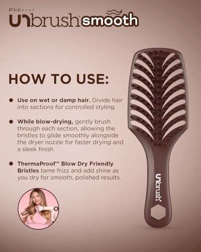 FHI Heat UNbrush Smooth Blow Dryer Brush for Detangling - Image 2