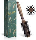 Round Brush for Blow Drying, LORSEX Boar Bristle Hair brush for Women Men, Round Hairbrush for Add Shine/Volume, Minimize Damage (2 Inch) by LORSEX