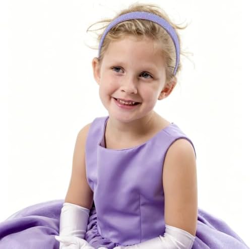 Headbands for Girls, 3 Pack Sparkly Glitter Toddler Girls Headbands - Image 3