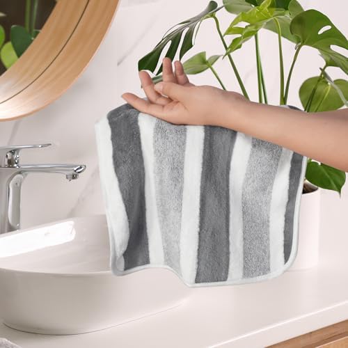 KinHwa Bathroom Hand Towels, Microfiber Face Towels, 11x20 Inch, 2 Pack - Image 6