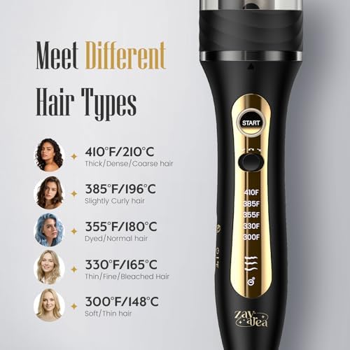 ZAVAREA Automatic Rotating Curling Iron for Long Hair - Image 5