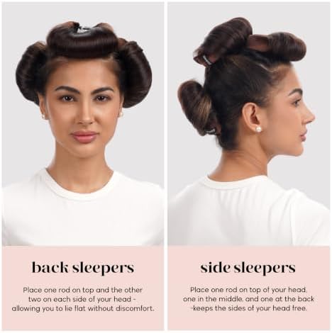 Little Heatless Hair Curler,Flexi Rods with Scarf for Blowout - Image 3