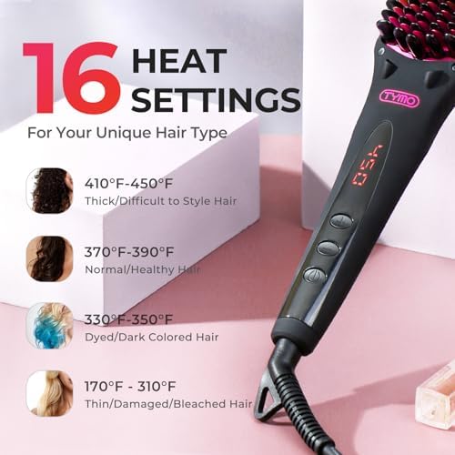 TYMO Ionic Hair Straightener Brush - One-Step Hair Straightener for Women - Image 4
