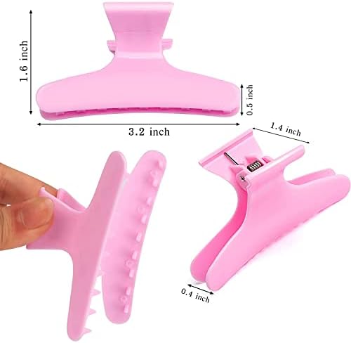 Ondder Hair Clips for Styling - Butterfly Clamps, Claw Clips, Pro Salon Hair Accessories for Women and Girls for Cutting, Coloring, and Hair Styling - Image 2