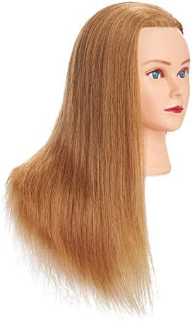 24-26" Mannequin Head with 100% Human Hair for Hairdresser - Image 2