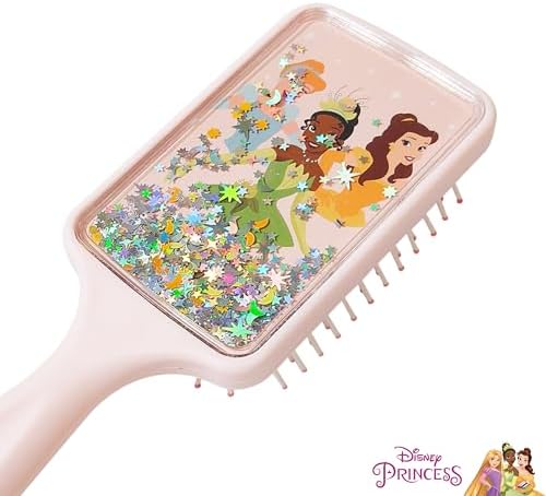 LUV HER Kids' Confetti Detangling Hair Brush - Fun Design with Disney Princesses - Gentle on Wet & Dry Hair - Ideal for Kids Ages 3+ - Makes Hair Care Enjoyable and Simple - Image 3
