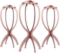 Dreamlover Wig Stand, Rose Gold Finish Wig Head, 3 Pack by Dreamlover