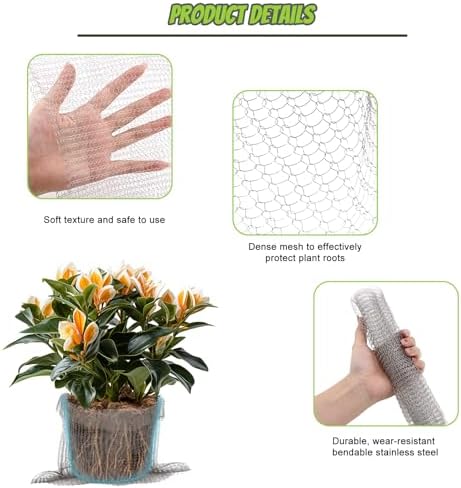 16 Pcs Gopher Baskets 1 Gallon Root Guard Proof Stainless Wire Steel Trap - Image 4