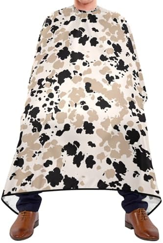 ALAZA Abstrac Leopard Spot Barber Cape for Men Women, Waterproof Haircut Apron Beard Shaving Bib Hair Cutting Cloth 55 x 65 Inch - Image 4