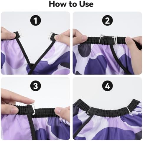 Waterproof Hair Cutting Cape Polyester Salon Barber Cape Adjustable Collar - Image 5