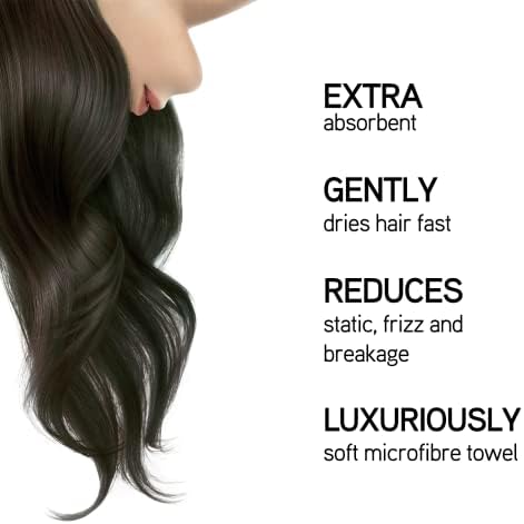 ILES FORMULA Ultra-Soft Microfiber Turban Towel for Curly Hair - Spa Blue - Image 7