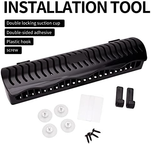 Hair Extension Holder Hair Extension Style Caddy Designed to Hold Clip-Ins, Tape-In’s, Micro Bundles and Sew-In Wefts While You Color, Wash, Style, Pack and Store (Black) - Image 3