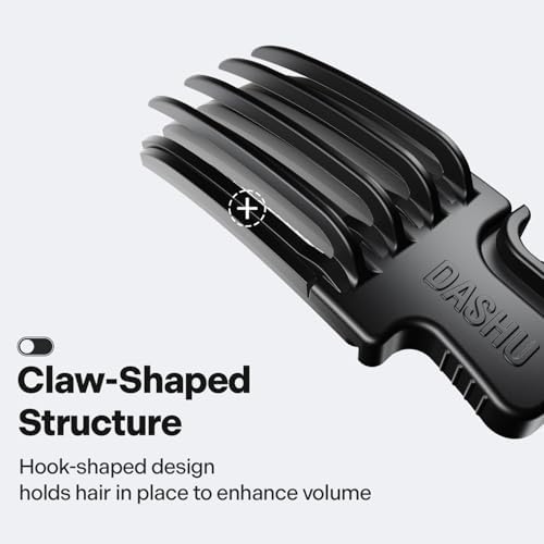 DASHU Daily Volume Pick – Root Lift Comb for Hair Volume Clip, Volumizing Hair Styling Tool for Men & Women, Heat-Resistant Texture Comb for Fluffy Bangs & Heatless Curls - Image 5
