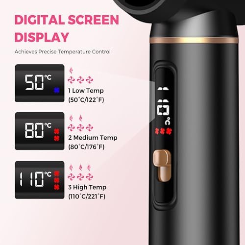 Atopskins 5-in-1 Blow Dryer Brush & Auto-Wrap Air Styler Set - Image 5
