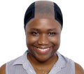 LAB HAIRS Wig Cap with Grip Band for Keeping Wigs in Place, More Full Cap-wide Transparent Lace for Lace Front Wigs - Brown/Black/Nude Non Slip Cap Make Your Wig Be Glueless (Black-L) by LabHairs