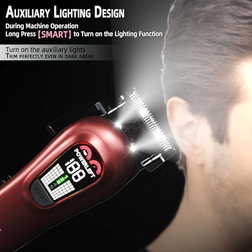 TCMKY Hair Clippers for Men Barber Clippers Rechargeable Hair Trimmer Kit - Image 3