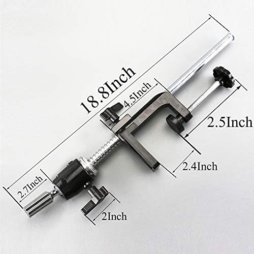 ZQIAN BEAUTY Scalable Wig Stand C Clamp Wig Head Stand Metal Mannequin Head Stand Holder Adjustable Height C-Clamp Table Stand Holder for Wig Doll Head - Image 7