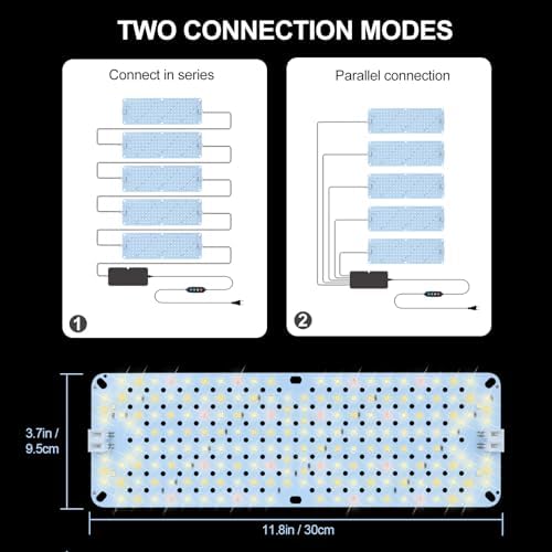 5Pack Ultra-Thin Panel Grow Lights for Seed Starting Greenhouse - Image 2