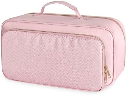 Fasrom Travel Makeup Bag for Women, Large Capacity Cosmetic Organizer Case by Fasrom