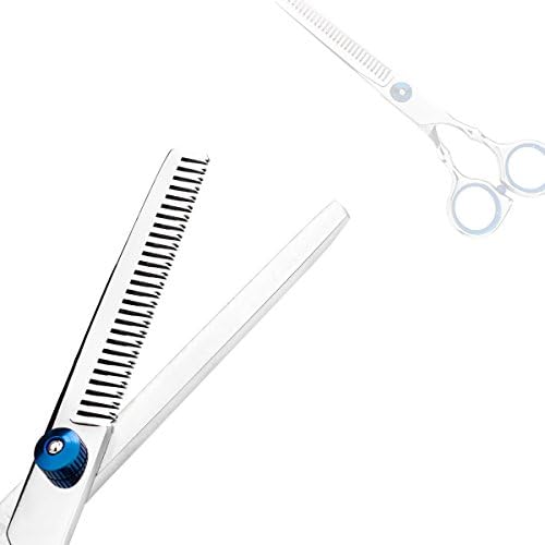 Professional Home Hair Cutting Kit Home Haircutting Scissors Barber Salon Home Thinning Shears Kit with Comb and Case for Men Women - Image 4