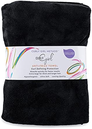 Curly Girl Towel for Women with Curls, Anti-Frizz, Absorbent, Fast Drying, Curly Hair, Microfiber Hair Drying Towel for Curls by CURLYGIRL