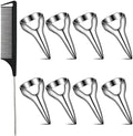 Zopeal 9 Pieces Stitch Braid Tool Finger Hair Parting Ring Pinky Selecting by Zopeal