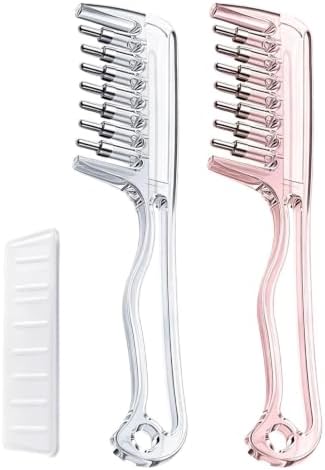 2pcs Scalp Liquid Guide Comb | Refillable Scalp Hair Oil Applicator Brush by Unknown