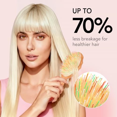 Boar Bristle Hair Extension Brush for Women Girls - Image 3